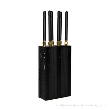6-band Powerful 4G, LTE, 3G, Portable Cellphone Signal Breaker